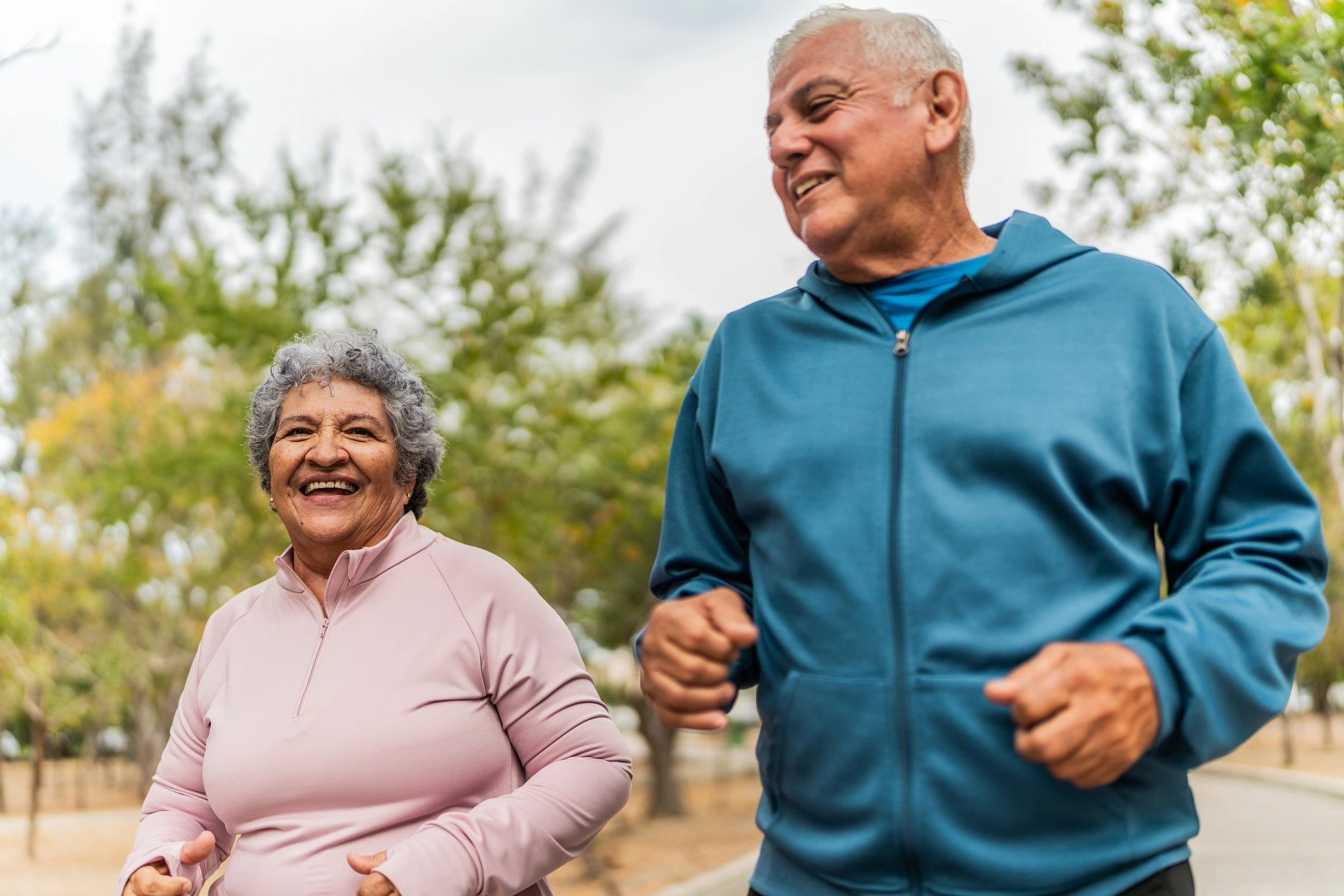 retirees active enjoying life